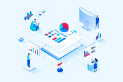 Isometric Web Illustrations, a Templates & Theme by alexdndz (Thumbnail 12 of 31)