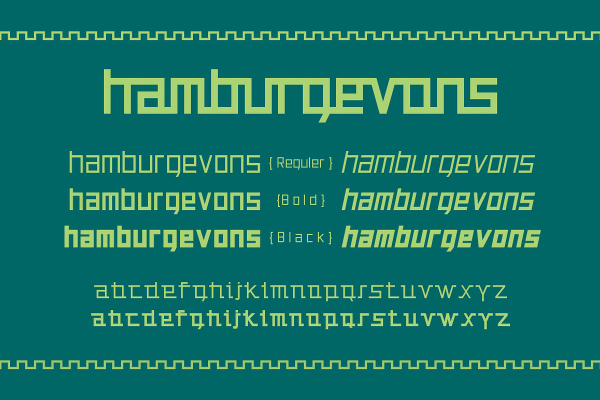 digitall display (six font families) preview 4