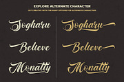 The Baghotta Script, a Script Font by Kotak Kuning Studio (Thumbnail 7 of 8)