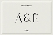 Sattins Ligature Serif Typeface, a Serif Font by Humaira_std (Thumbnail 10 of 13)