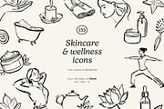 SKINCARE & WELLNESS illustrations, a Healthcare Illustration by Crocus Paperi (Thumbnail 1 of 4)