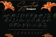 Bolmand Signature, a Serif Font by Burntilldead (Thumbnail 6 of 12)