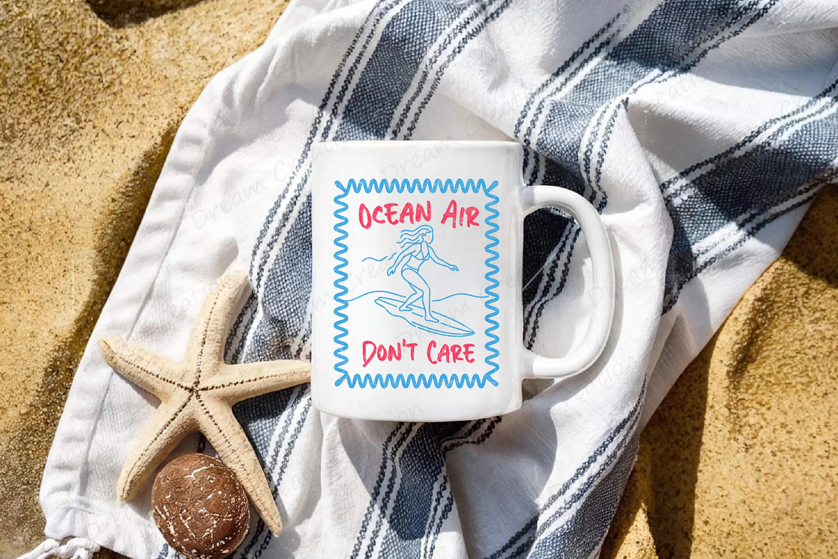 Summer Beach PNG Hand Drawn Line Art, an Illustration by Dream Creation (Photo 4 of 7)