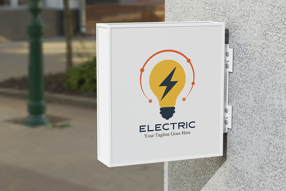 Lightbulb & Electric Logo Design, a Branding & Logo Template by YUDesignStore (Photo 3 of 8)