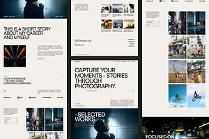 Mario - Photographer Landing Page