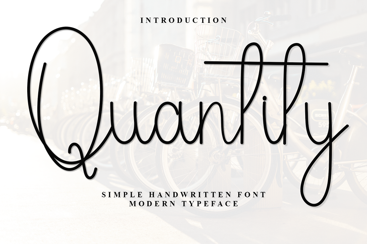 Quantity, a Sans Serif Font by InermediaSTUDIO (Photo 1 of 7)