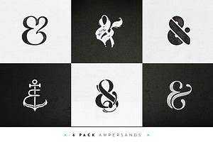 Custom Ampersands – 6 Pack
