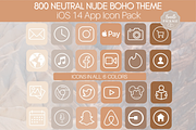 Neutral Theme iOS 14 App Icon Pack, an Icon by Templatables (Thumbnail 2 of 8)