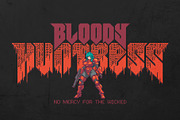 Pixel Demon - Vintage Gamer Font, a Blackletter Font by Gleb Guralnyk (Thumbnail 2 of 8)