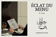 Angled Menu Mockup PSD · 05, a Merchandise Mockup by Made by Attic (Thumbnail 2 of 3)