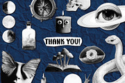 Halftone Collage Elements: Oddities, an Object Graphic by Le.nart (Thumbnail 8 of 8)