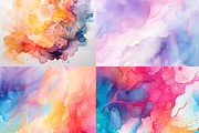Watercolor Backgrounds 25 JPG 300dpi, a Background Graphic by MuzaArtStudio (Thumbnail 3 of 5)