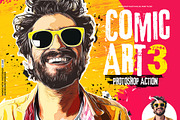 Comic Art 3 Photoshop Action, an Action Add-On by iHemalaya (Thumbnail 1 of 4)