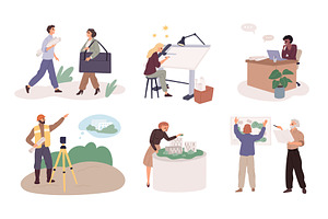 Architects professionals. People, a Person Illustration by YummyBuum