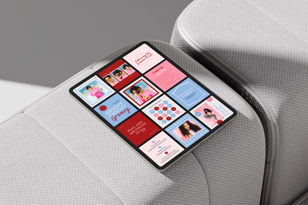 Retro & Bold Social Media Kit Canva preview 4