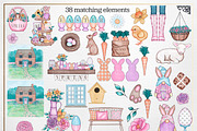 Rustic Easter- easter clipart set, an Illustration by Gaynor Carradice Designs (Thumbnail 2 of 3)