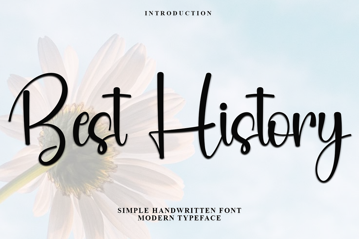 Best History, a Handwritten Font by FreshTypeINK (Photo 1 of 8)