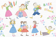 Children. School. Floral, an Education Illustration by Eva Katerina (Thumbnail 3 of 7)