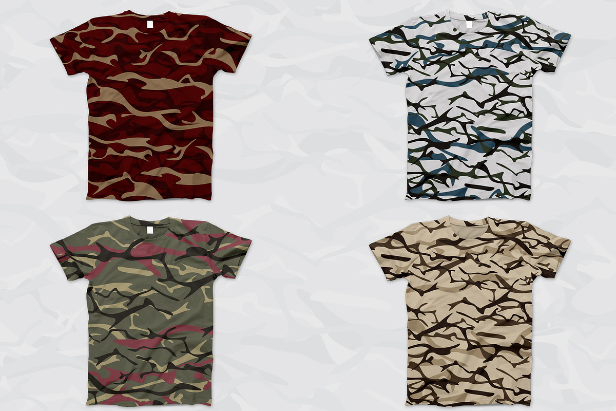 Worm Camouflage Patterns, a Pattern Graphic by 3Y_Design (Photo 3 of 5)