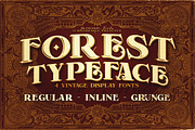 Forest - Display Font, a Font by JumboDesign (Thumbnail 1 of 6)