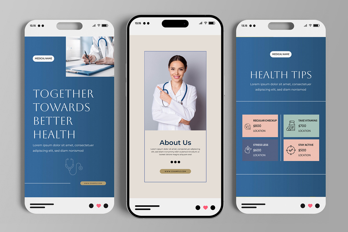 Medical Social Media Story Post preview 3