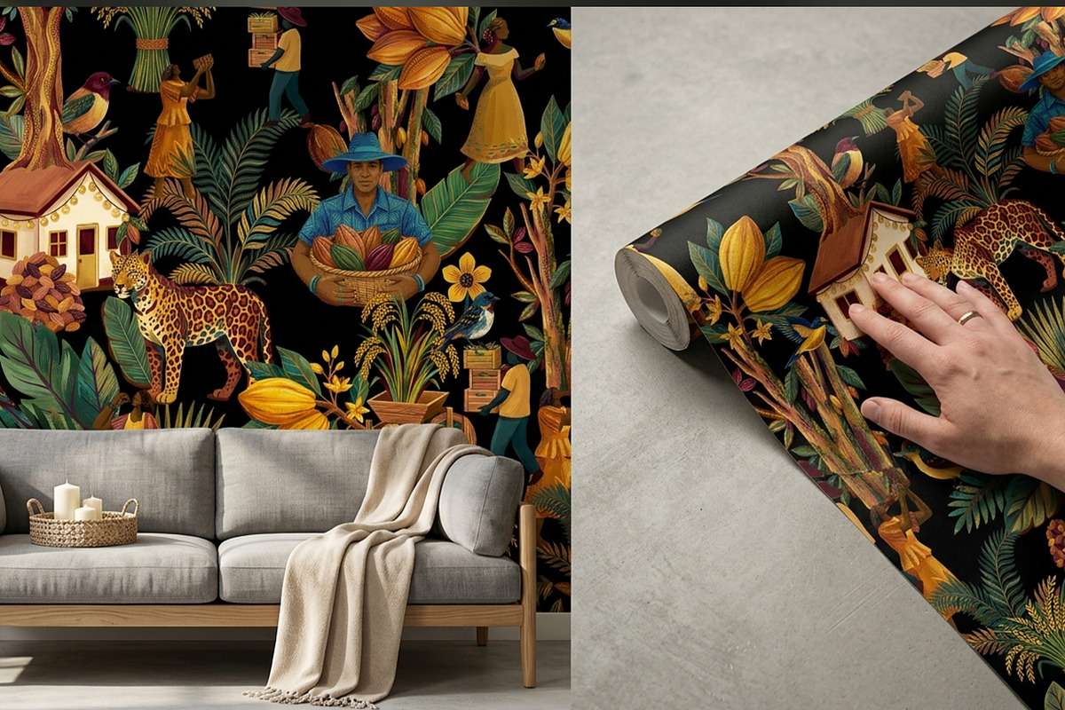 Cacao Luxury Pattern design, a Pattern Graphic by Luiz da Rolt Grathwohl (Photo 11 of 20)