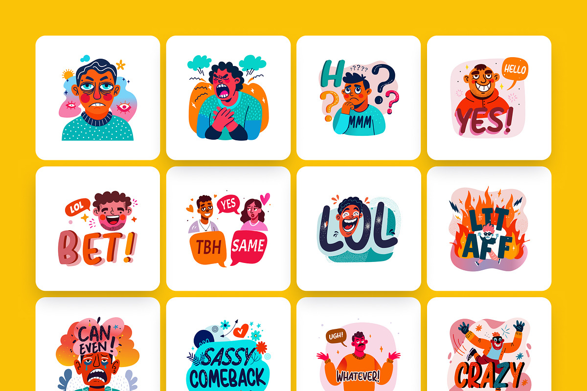 Gen Z Reaction Stickers, an Emoji Icon by Creative Stall (Photo 9 of 9)