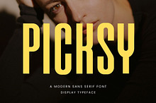Picksy Modern Sans Serif Font