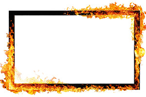 burning frame transparent background, an Arts & Entertainment Photo by itakdalee