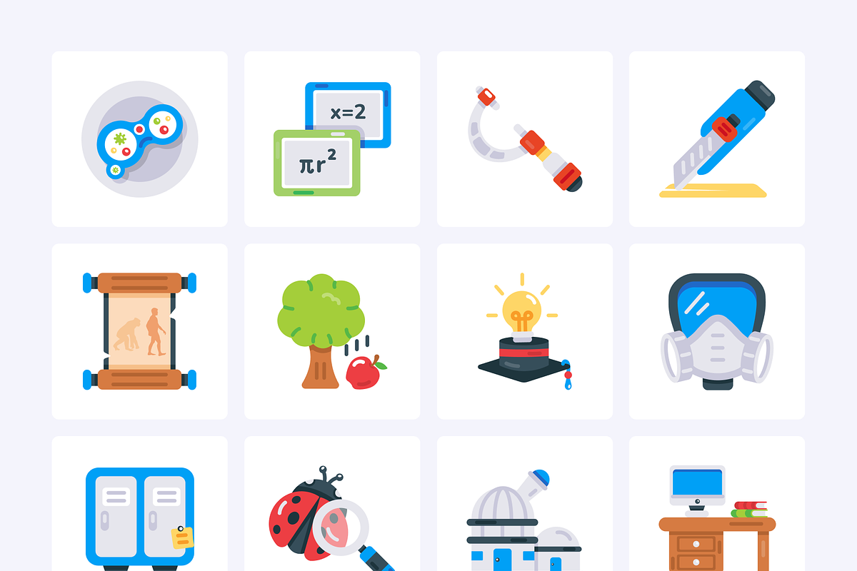 Animated Education and Science Icons, a Duotone Icon by Prosymbols (Photo 7 of 9)