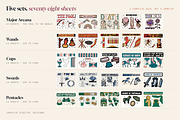 78 Tarot Card Sticker Sheets, an Object Graphic by Jakayla Digital Co (Thumbnail 4 of 18)