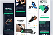 Zputnic - Running Shoes Landing Page, a Landing Page Template by SLAB! Design (Thumbnail 4 of 4)