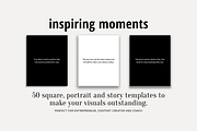 50 INSPIRING INSTAGRAM QUOTES, a Social Media Template by RB Boutique (Thumbnail 3 of 5)