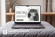Elvora - Macbook Device Mockup, a Mac Mockup by Heinzel Std Mockup (Thumbnail 1 of 5)