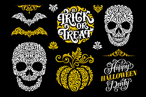 Halloween illustration | 13 elements