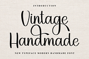 Vintage Handmade, a Handwritten Font by InermediaSTUDIO (Thumbnail 1 of 8)