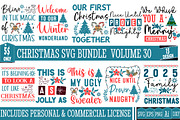 Christmas svg bundle,Christmas svg, a Decorative Illustration by Digital Artistic99 (Thumbnail 1 of 7)