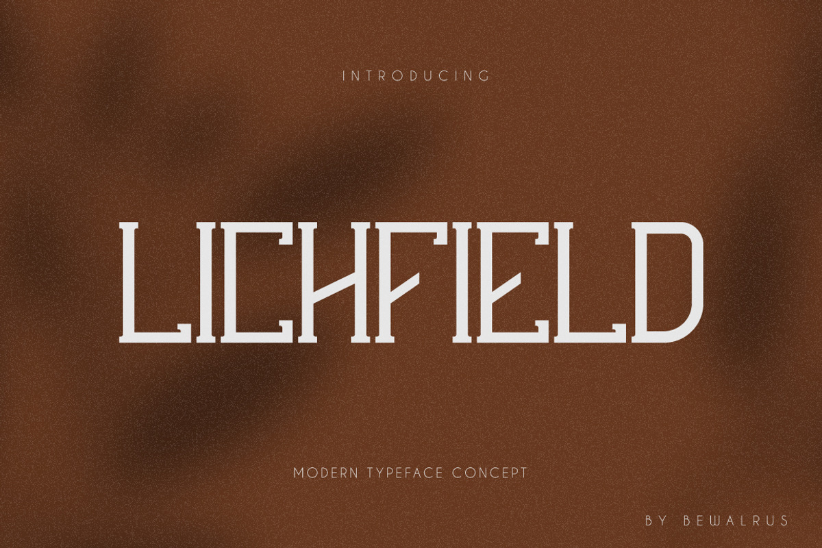 Lichfield | Serif Font, a Serif Font by Bewalrus Studio (Photo 1 of 7)