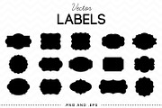 15 Vector Vintage Labels, a Decorative Illustration by AzmariDigitals (Thumbnail 2 of 2)