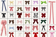 Mixed Bow Collection: Cut-Out & Draw, an Object Graphic by lerinartstudio (Thumbnail 4 of 12)