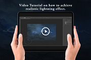 Realistic Lightning Pro Brushes, a Brush Add-On by JujuArts (Thumbnail 3 of 3)