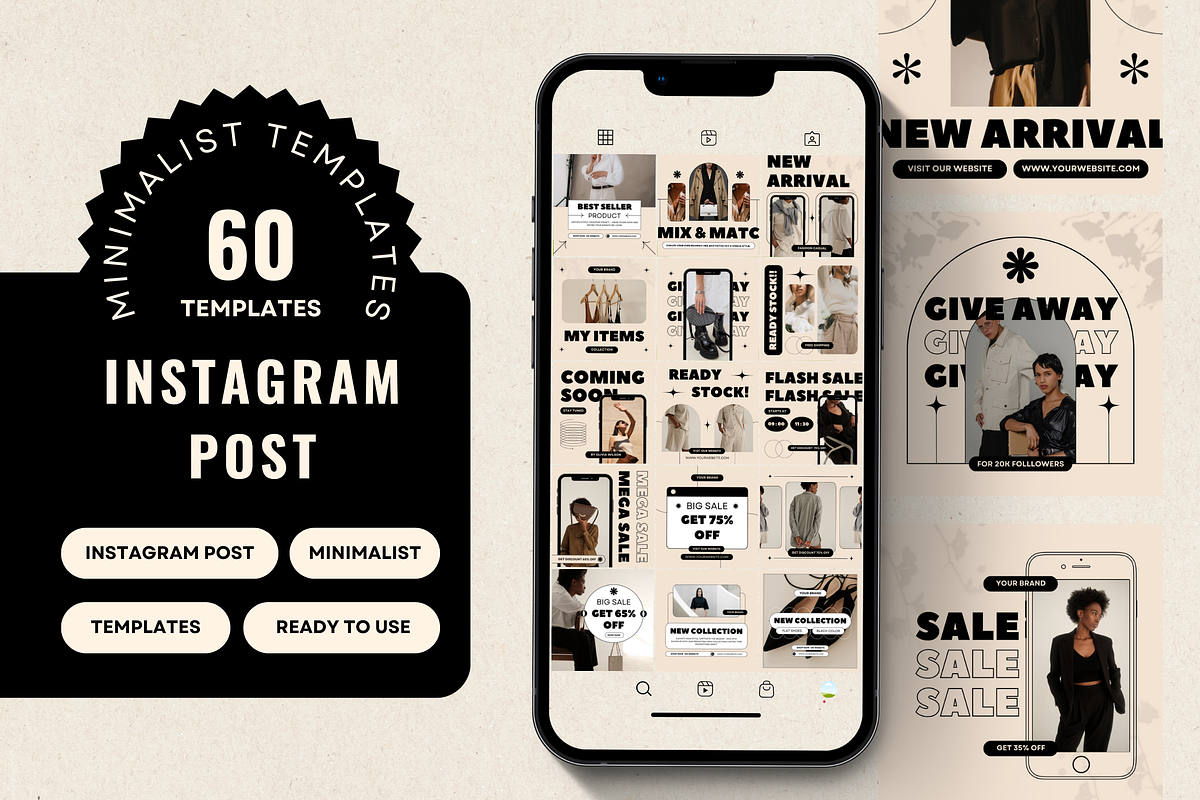 120 Fashion Instagram Template, a Social Media Template by Branding Victory STD (Photo 2 of 10)