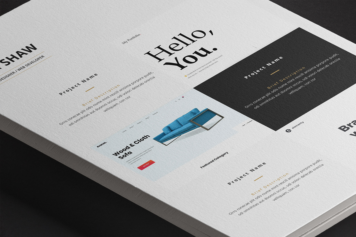 Gemini Resume Template, a Resume Template by Nina Shaw (Photo 9 of 9)