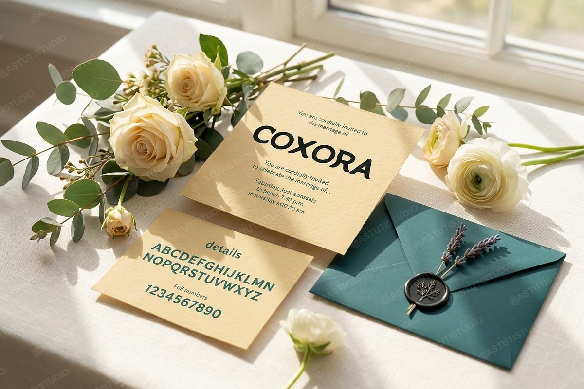 Coxora - Elegant Serif Typeface, a Serif Font by Astuti Studio (Photo 12 of 24)