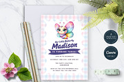 Cute Butterfly Birthday Invitation, an Invitation Template by Tracia Creative (Thumbnail 5 of 6)
