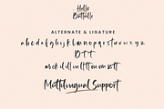 Hello Battville, a Script Font by Silverdav (Thumbnail 8 of 8)