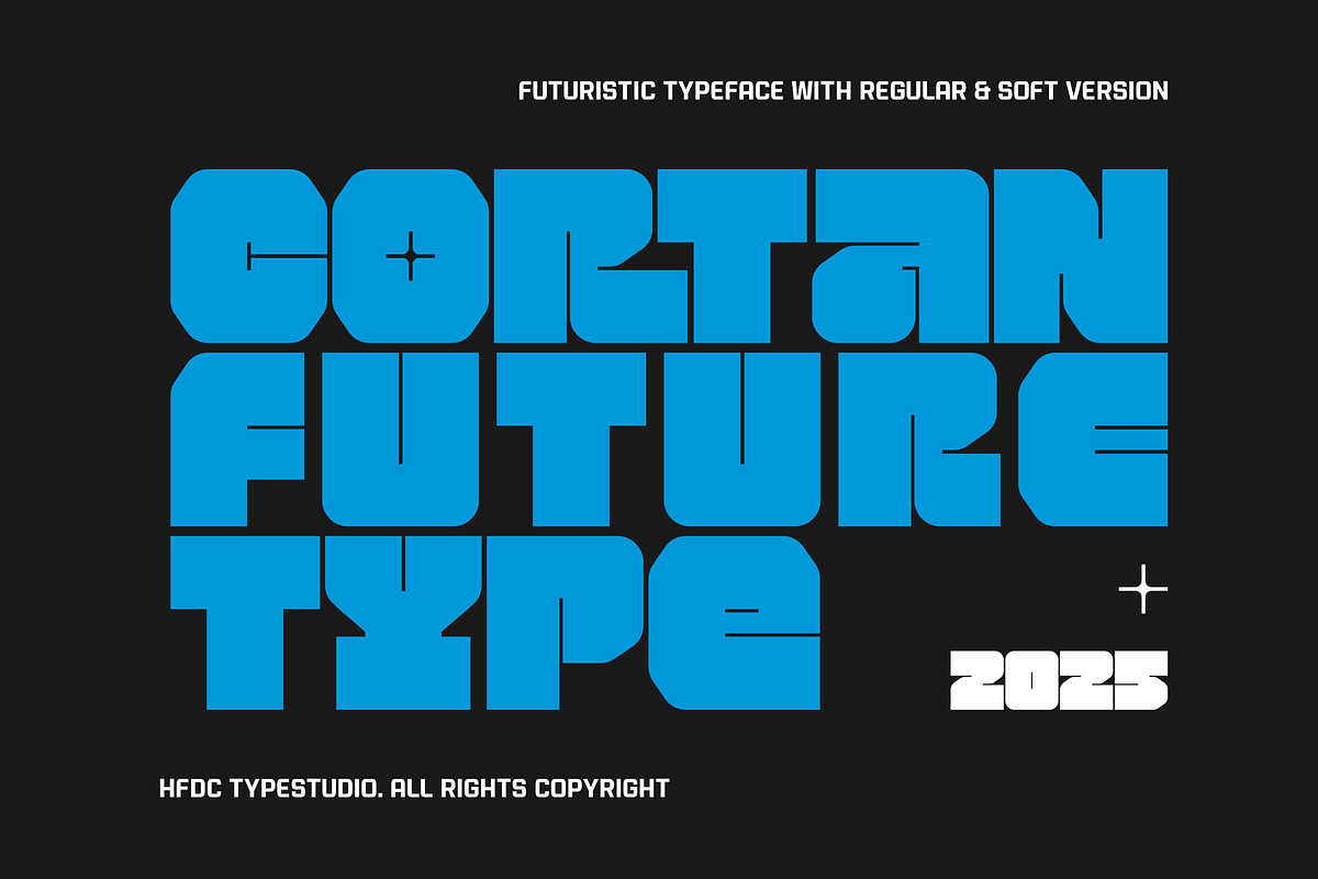 Cortan Futuristic Bold Typeface, a Font by 24Design Studios (Photo 1 of 11)