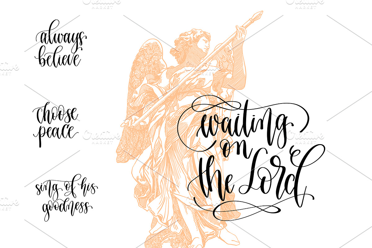 Mega Set of 100 Christian Sayings, a Card Template by karakotsya (Photo 6 of 11)