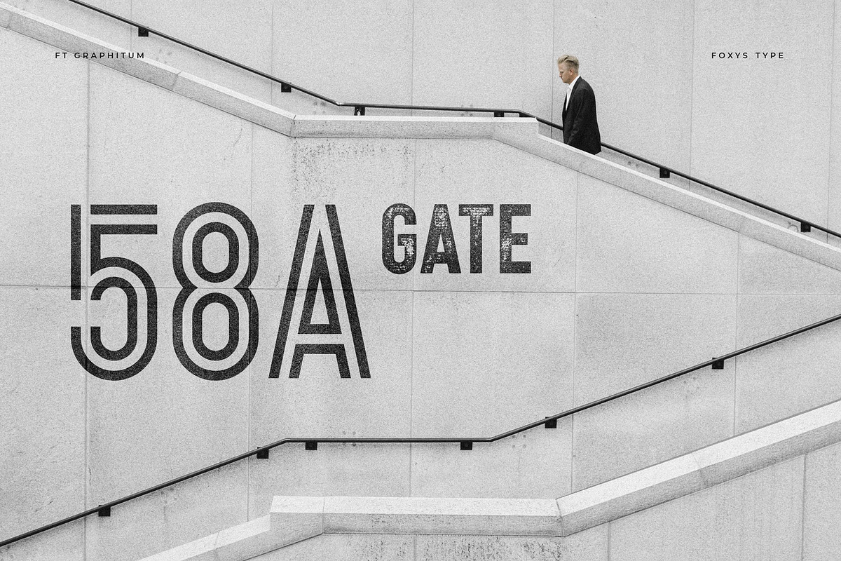 Graphitte Typeface, a Sans Serif Font by Foxys Type (Photo 11 of 11)