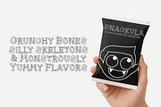 SKUL X LINES – Outlined Bone Font, a Font by TypeTasty Font (Thumbnail 7 of 9)